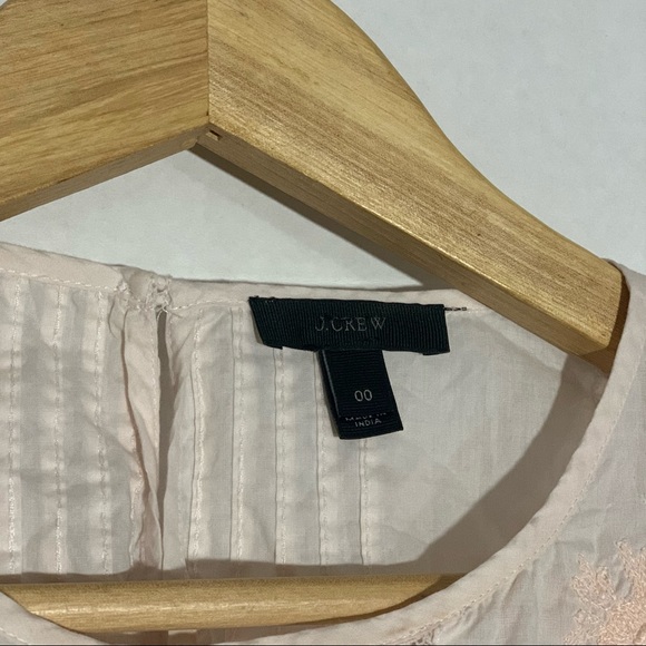 J.Crew Pink Eyelet Lace Blouse - Picture 4 of 6